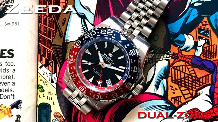 ボーナスストア＋10% ジーダ ZEEDA デュアルゾーン DUAL-ZONE 自動巻き