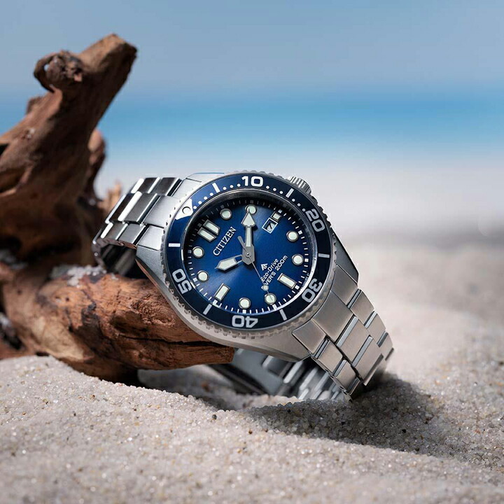 の〜んびり♪　プロマスター電波時計 200m防水 楽天市場】CITIZEN PROMASTER MARINE 200m PMD56-2991シチズン