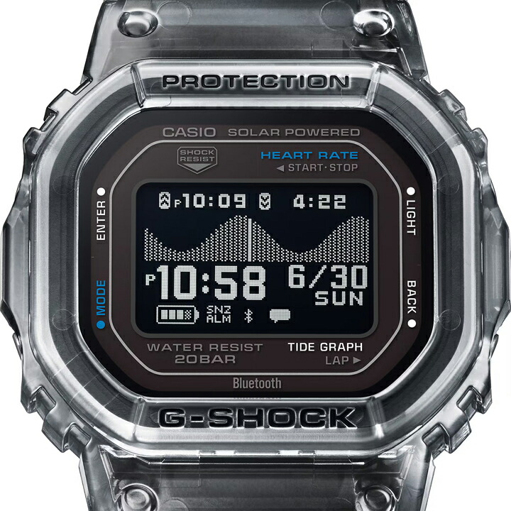【美品】GBX-H5600-2JR G-SHOCK G-LIDE ソーラー G-SHOCK Gショック カシオ G-LIDE GBX-H5600 Series モバイルリンク