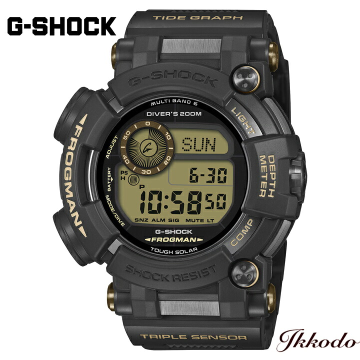 G-SHOCK Gショック カシオ MASTER OF G - SEA FROGMAN 53.3mm ISO200m