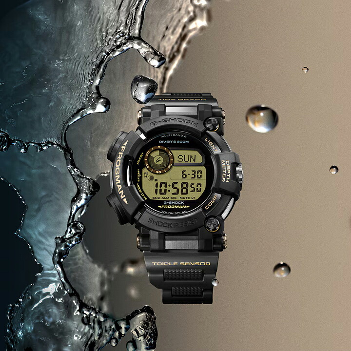 G-SHOCK Gショック カシオ MASTER OF G - SEA FROGMAN 53.3mm ISO200m