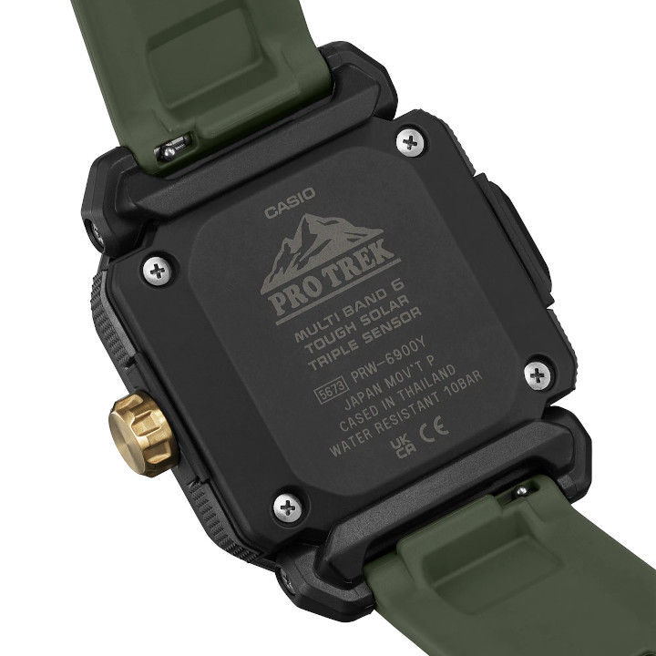 状態良好 CASIO PROTREK PRW-6900Y 電波ソーラー プロトレック クライマーライン PRW-6900Y-1JF メンズ 電波ソーラー