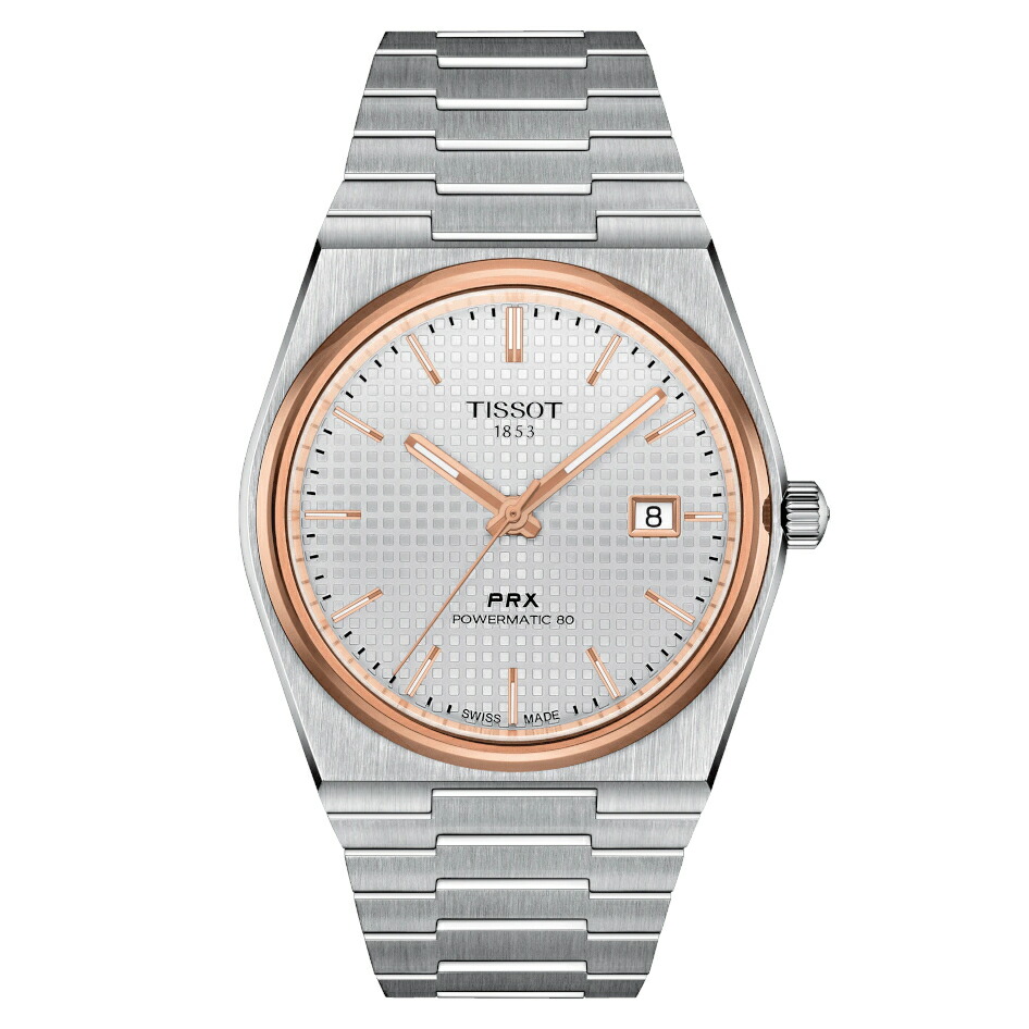 TISSOT ティソ T-CLASSIC PRX 自動巻き 40mm アイスブルー 10