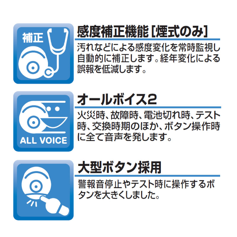 10年交換いらず！ ニッタン 住宅用火災報知器 煙感知式 火災警報