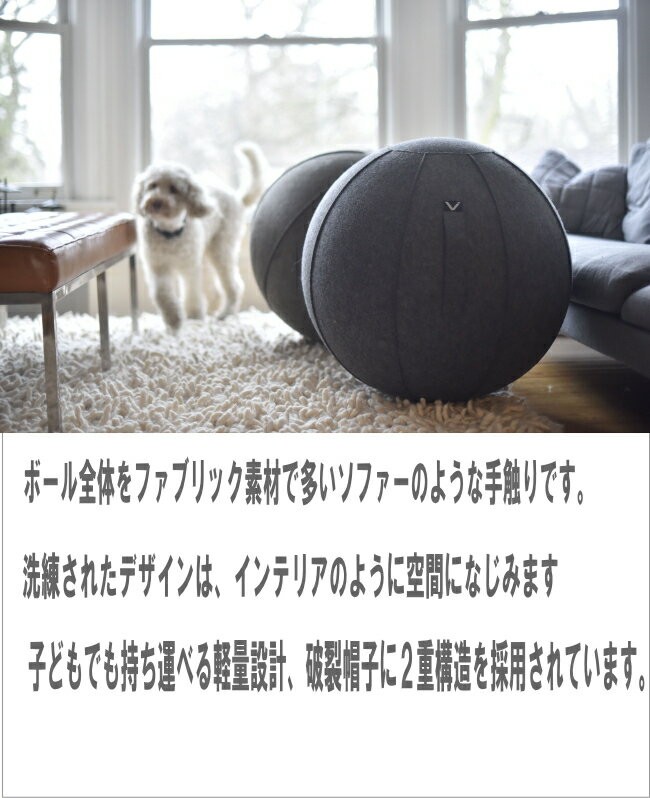 バランスボール 65cm ビボラ Vivora シーティングボール ルーノ レザーレット 合皮 シェニール 高級 グレー ブラウン Buyee Buyee Japanese Proxy Service Buy From Japan Bot Online