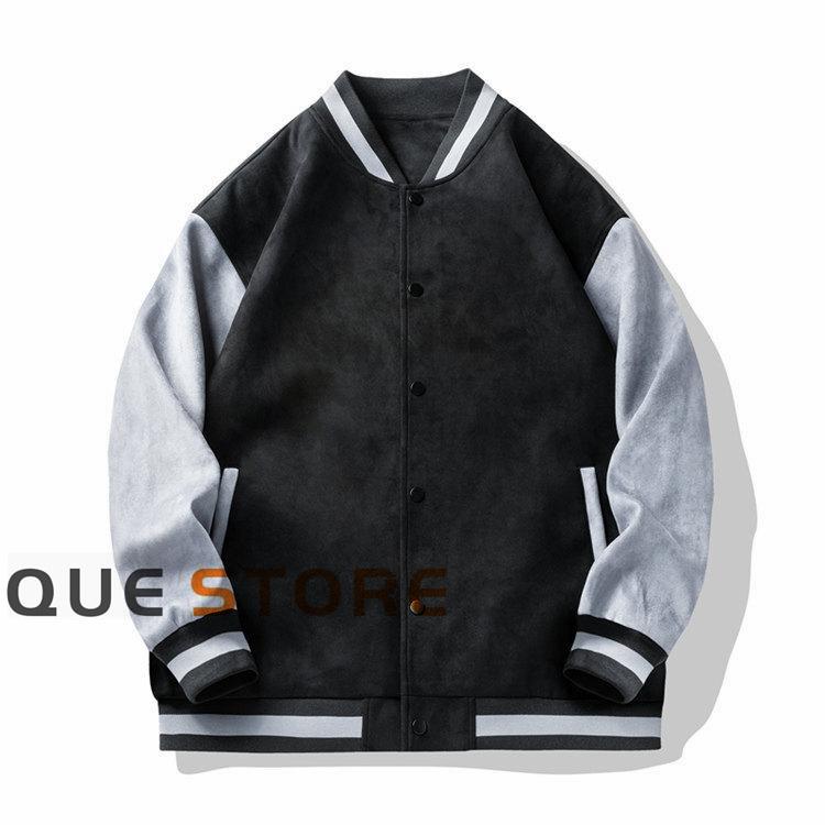 大特価】スタジャン メンズ ジャケット ジャンパー 無地 薄手 ブルゾン