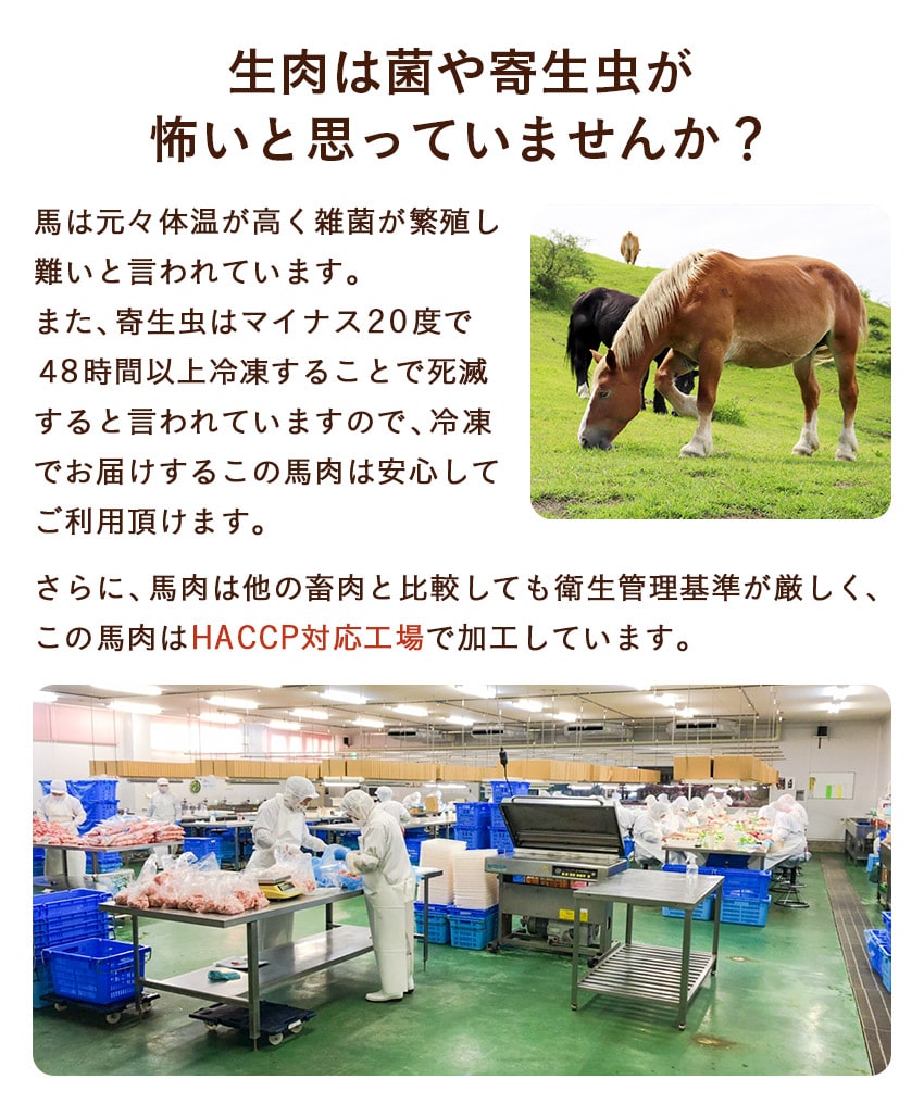 生馬肉3セットページ