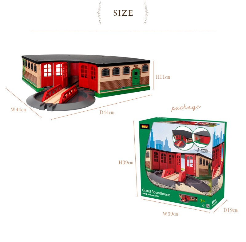 BRIO 木のおもちゃ 木製玩具 ウッドトイ WORLD ブリオ 大型車庫
