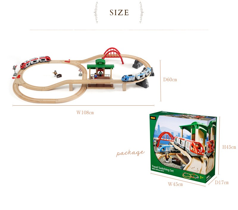 木のおもちゃ 木製玩具 3歳 電車 乗り物 BRIO WORLD ブリオ トラベルレールセット 33512 :BK-71571:出産祝いと子供雑貨アイラブベビー  通販 