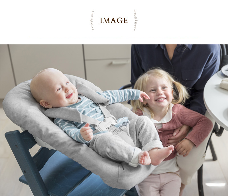 ができます ベビーチェア ハイチェア 木製 おしゃれ 北欧 新生児 赤ちゃん Stokke ストッケ Tripp Trapp トリップ トラップ ニューボーンセットバンドル ヘイジーグレー 出産祝いと子供雑貨アイラブベビー ちゃんの