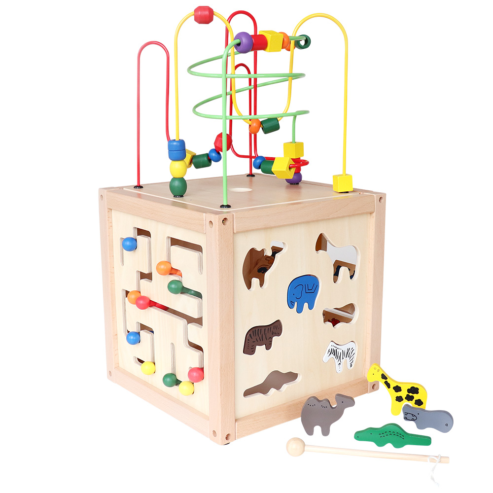 知育玩具 木製 1歳 パズル 赤ちゃん 森のあそび箱 エド・インター 木の