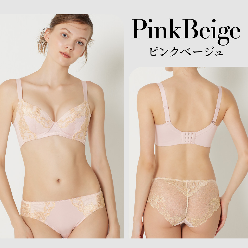 ピンクベージュ