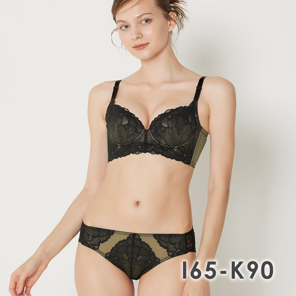 HEAVEN Japan ブラジャー ショーツ セット 大きい サイズ 谷間 育乳