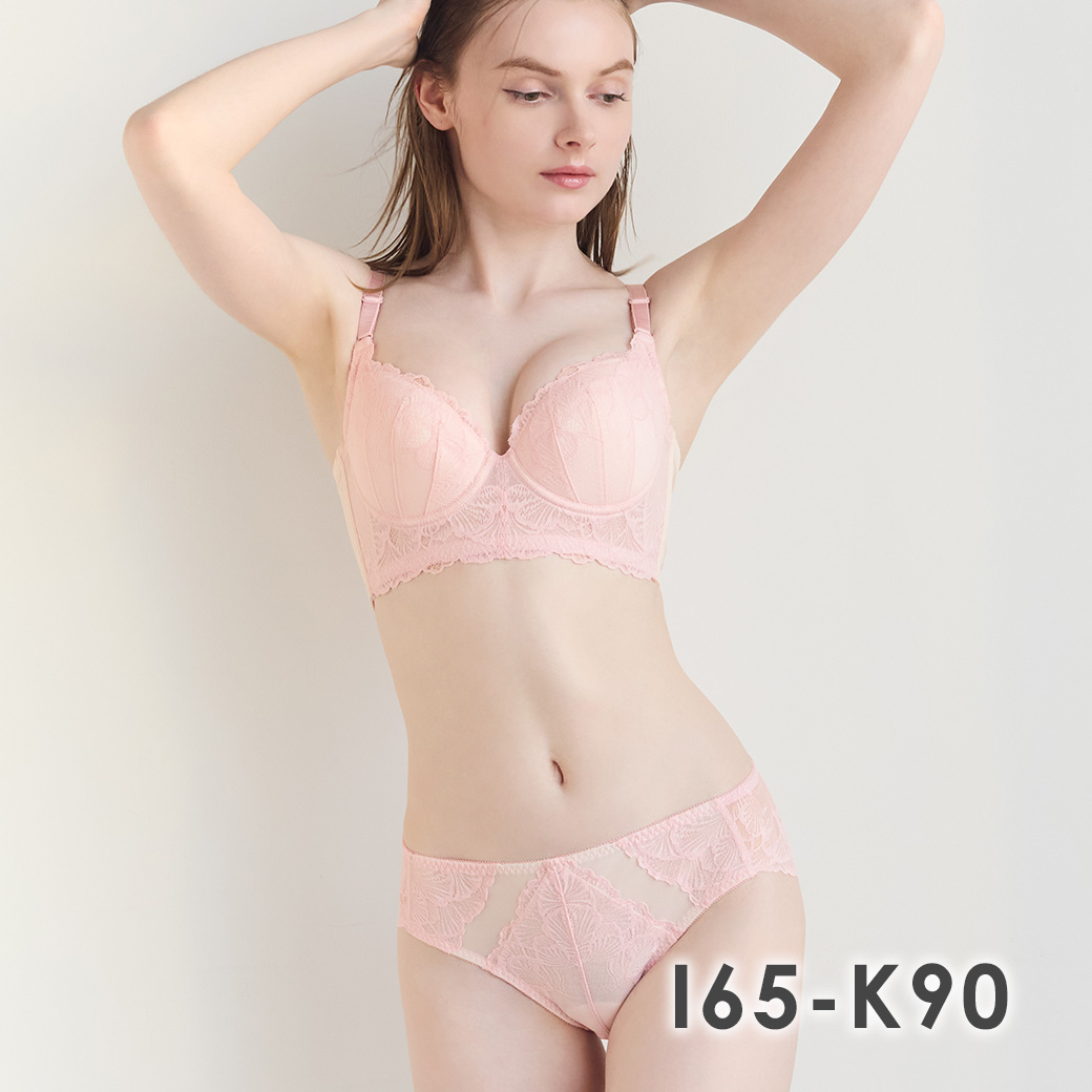 HEAVEN Japan ブラジャー ショーツ セット 大きい サイズ 谷間 育乳