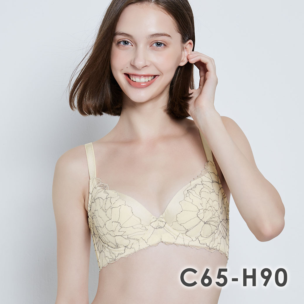 【M65】HEAVEN Japan ブラジャー アイボリー【新品未使用】 どんとこいブラ ブラジャー アイボリー【 C65 - M90 】 – HEAVEN