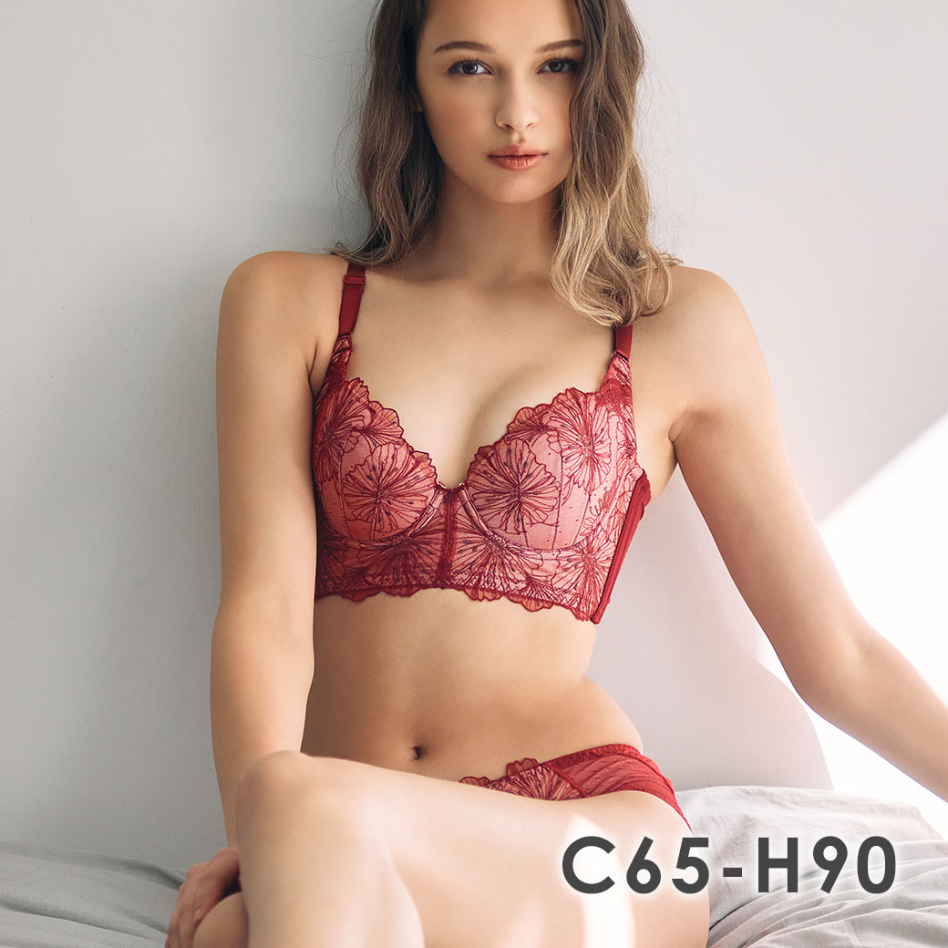 HEAVEN Japan ブラジャー ショーツ セット 大きいサイズ 谷間 育乳