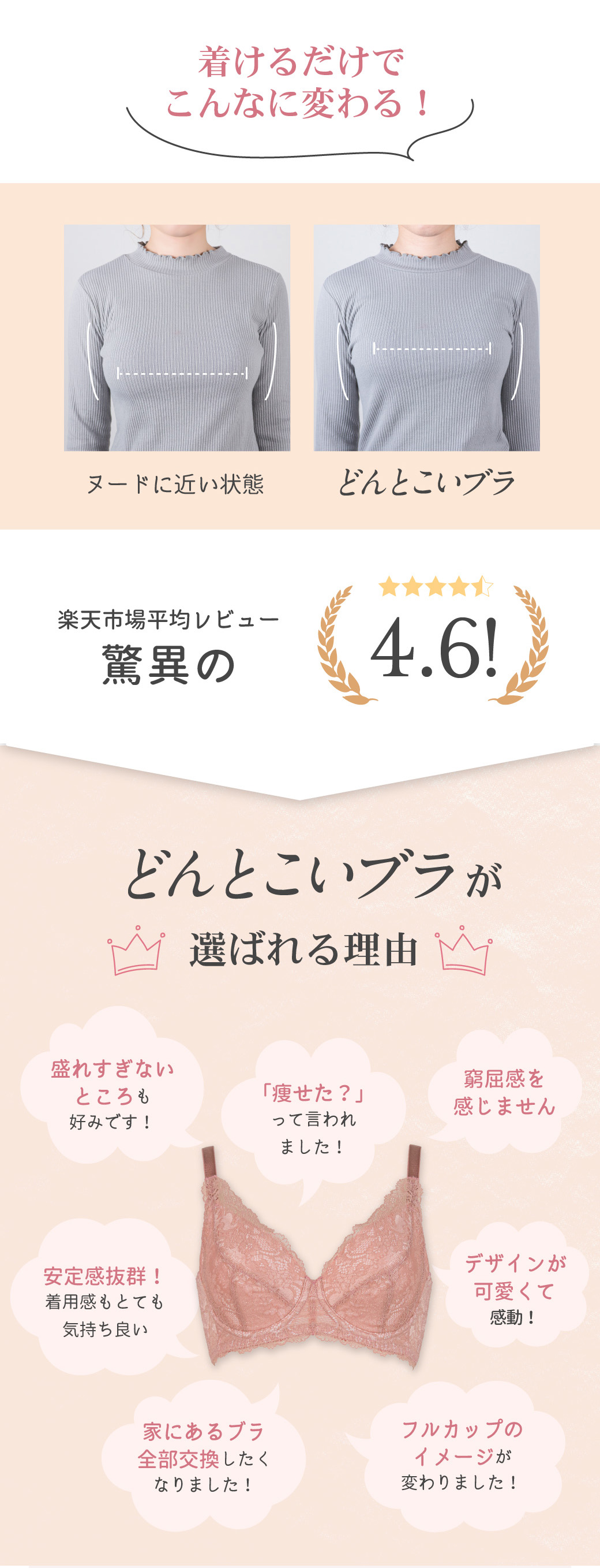 着けるだけでこんなに変わる