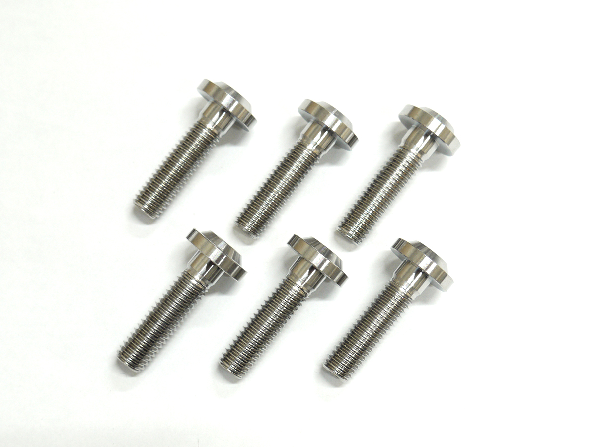 GSX1100S カタナ専用64チタン合金製 リアブレーキディスクボルト 6本