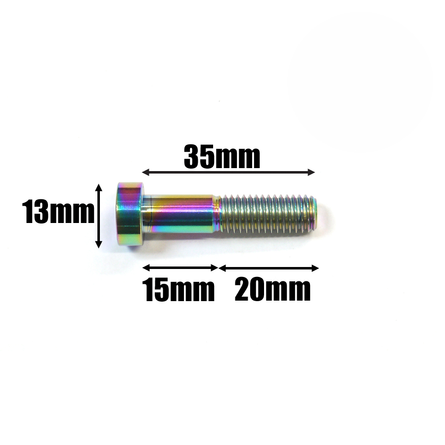 64チタン合金製キャリパーブリッジボルト M8x35mm 8本セット ブレンボ brembo 焼き色 レインボー レーシングキャリパー :  tibcbb358-2 : IM-Trading Yahoo!店 - 通販 - Yahoo!ショッピング