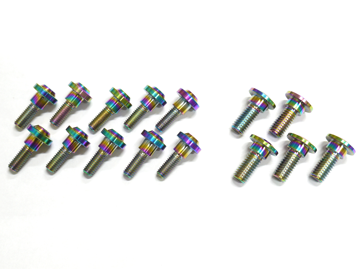 MT-07 MT-09/トレーサーMT-10専用前後ブレーキディスクボルトセット MT-07 MT-09/トレーサー MT-10専用 前後用64チタン合金製ブレーキ