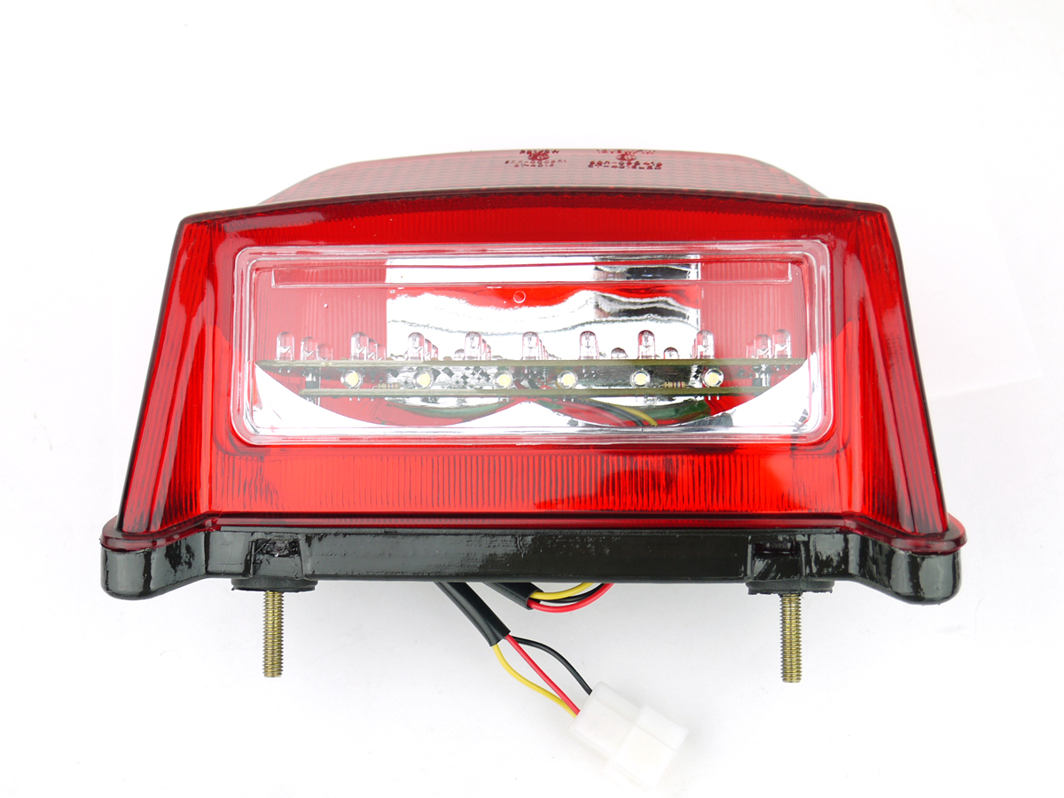 ZRX用 LEDテールランプ レッドレンズ Eマーク付きポン付けLED