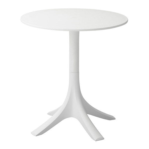 カフェテーブル おしゃれ プラスティック 丸型 高さ73cm 幅70cm