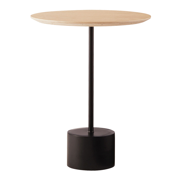 ラウンドテーブル おしゃれ 直径40cm サイドテーブル カフェテーブル 丸型 木製 オーク材｜imadoki-dept｜03
