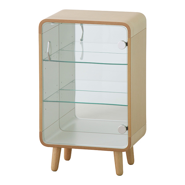 コレクションケース 木製 ガラス 飾り棚 ボックス フィギア シェルフS｜imadoki-dept｜02