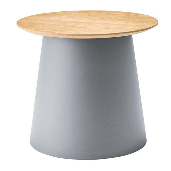 ソファテーブル サイドテーブル 北欧 おしゃれ 木製 丸 白 ローテーブル 直径49cm 高さ｜imadoki-dept｜03