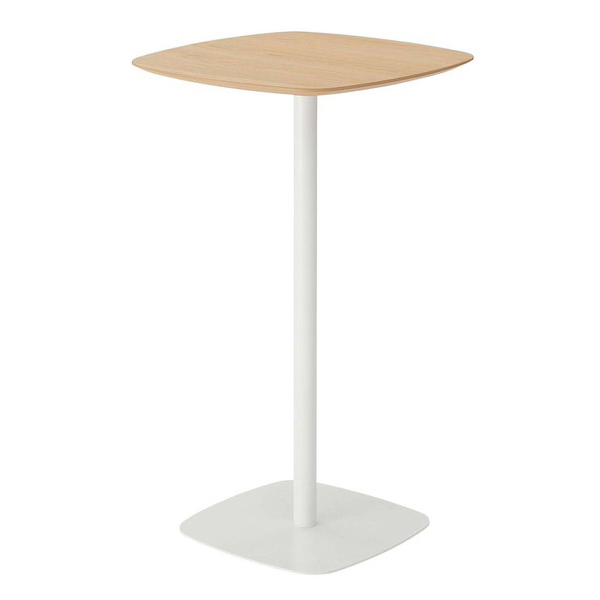 ハイテーブル おしゃれ 白 角丸 四角 天然木 カウンターテーブル 高さ102.5cm｜imadoki-dept｜02