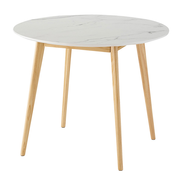 東谷 ラウンドテーブル ダイニングテーブル 2人用 おしゃれ 90×90 木製