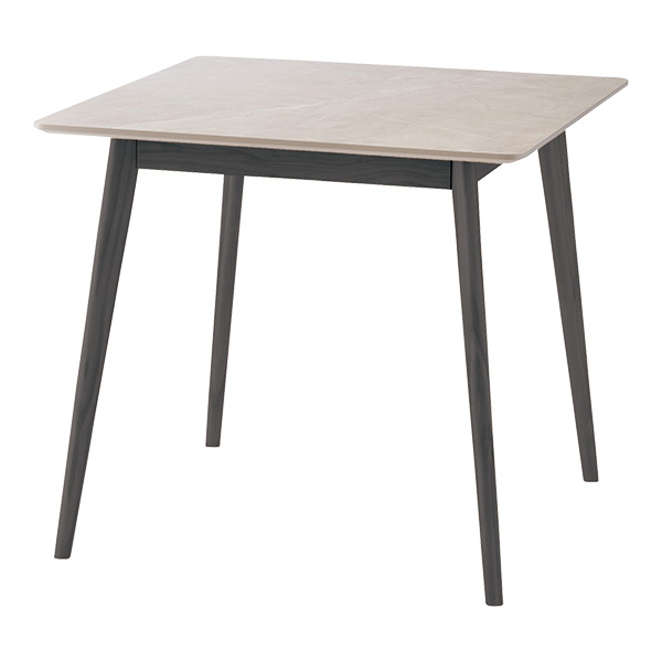 ダイニングテーブル 正方形 2人用 おしゃれ 80×80 木製 天然木 大理石調｜imadoki-dept｜02