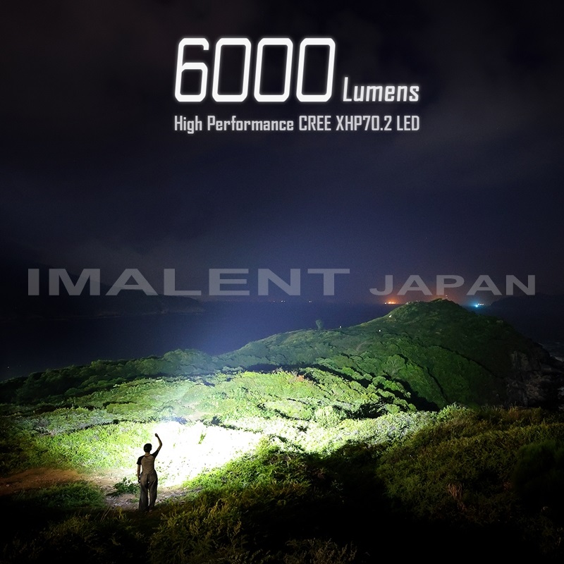 新品未使用❗️爆光❗️IMALENT (イマレント) BL70 6000lm IMALENT BL70 懐中電灯 LEDライト 高輝度6000ルーメン Type-C充電式