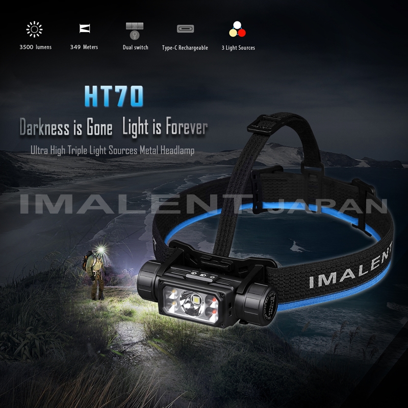 ヘッドライト 強力 IMALENT HT70 : IMALENT JAPAN - 通販 - Yahoo