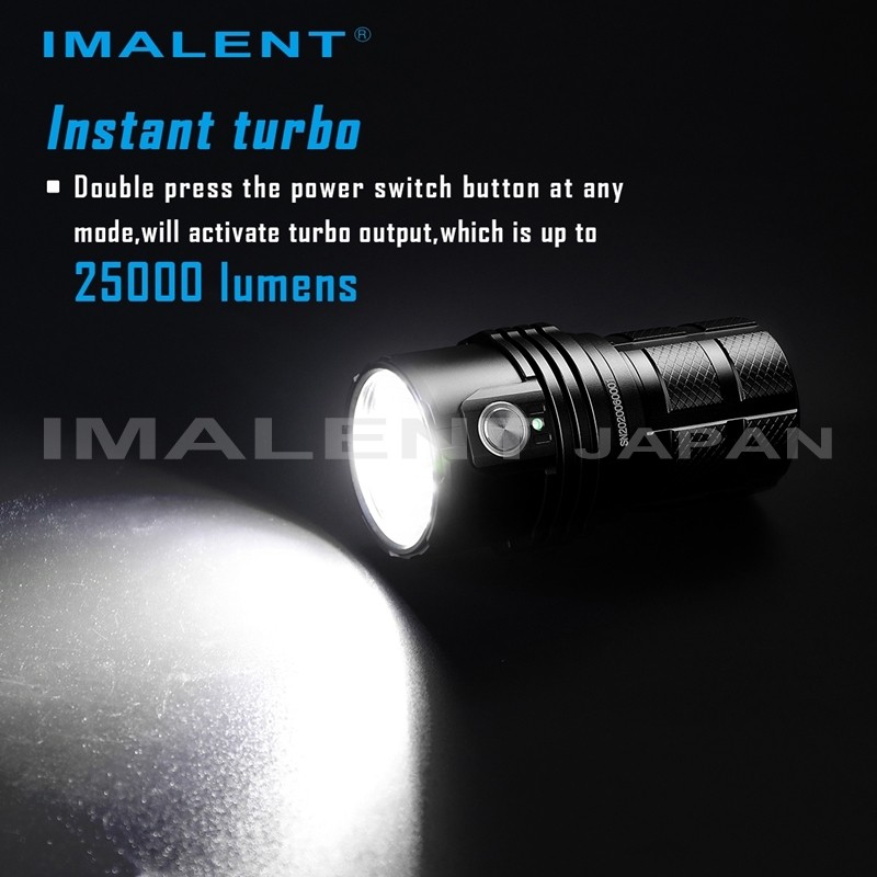 大人気の IMALENT MS03W led 強力 懐中電灯 最強輝度 13000lm 照射距離