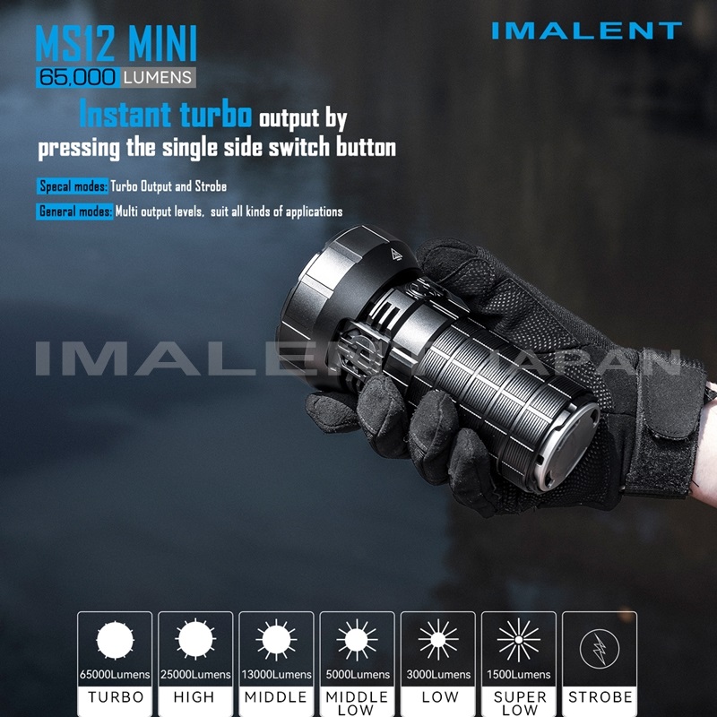 懐中電灯 強力 IMALENT MS12MINI : ms12mini : IMALENT JAPAN - 通販