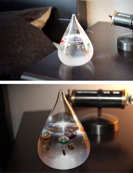 ガリレオ温度計しずくの設置イメージ