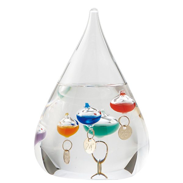 ガリレオ温度計しずくSサイズ