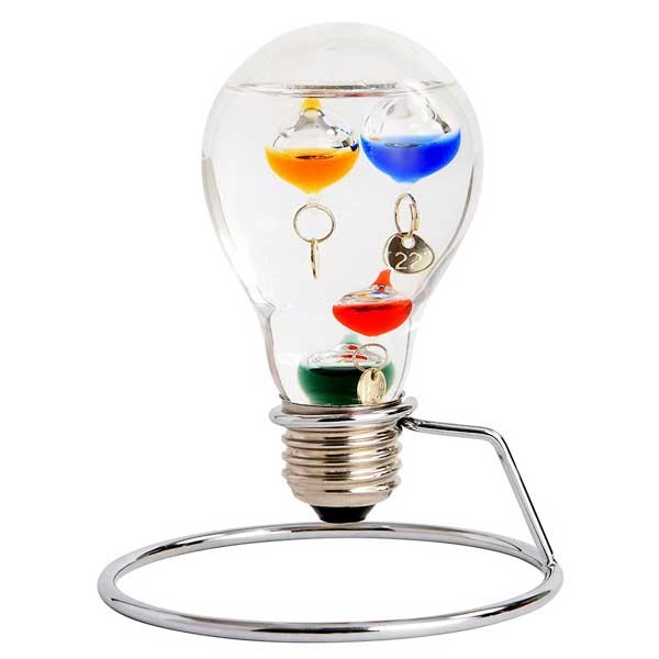 Fun Science（ファン・サイエンス） ガリレオ温度計 電球型ガラス