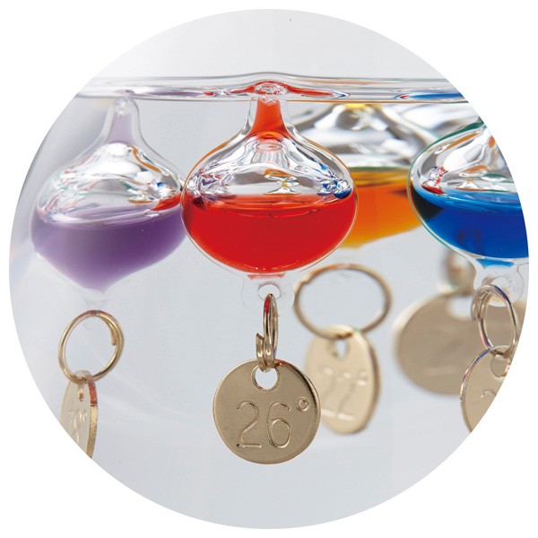 ガリレオ温度計しずくS