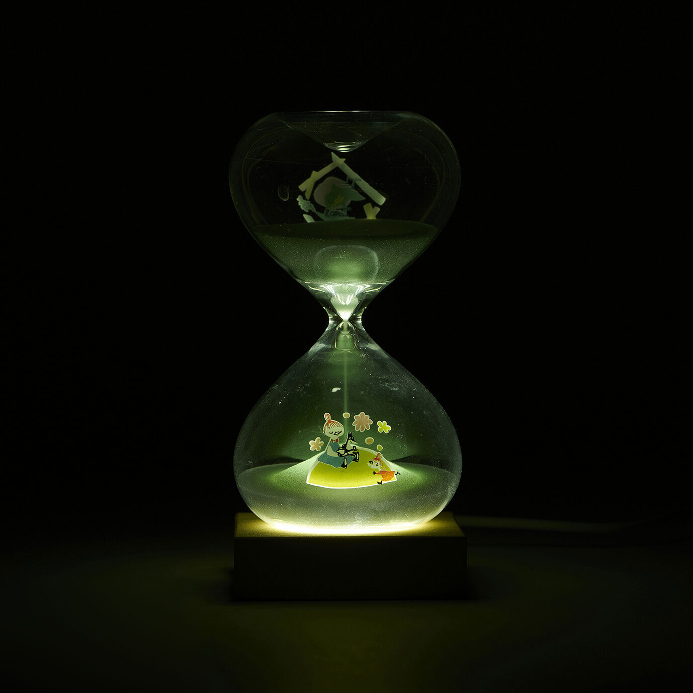 ムーミン 砂時計 15分計 152-333242W LEDライト付