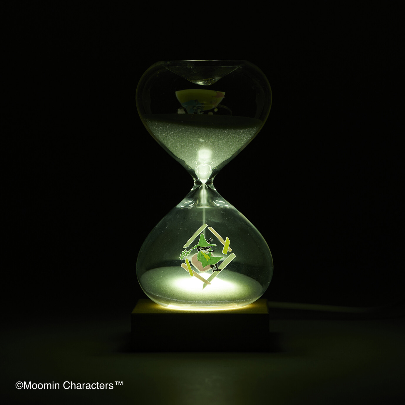 ムーミン 砂時計 15分計 152-333242W LEDライト付