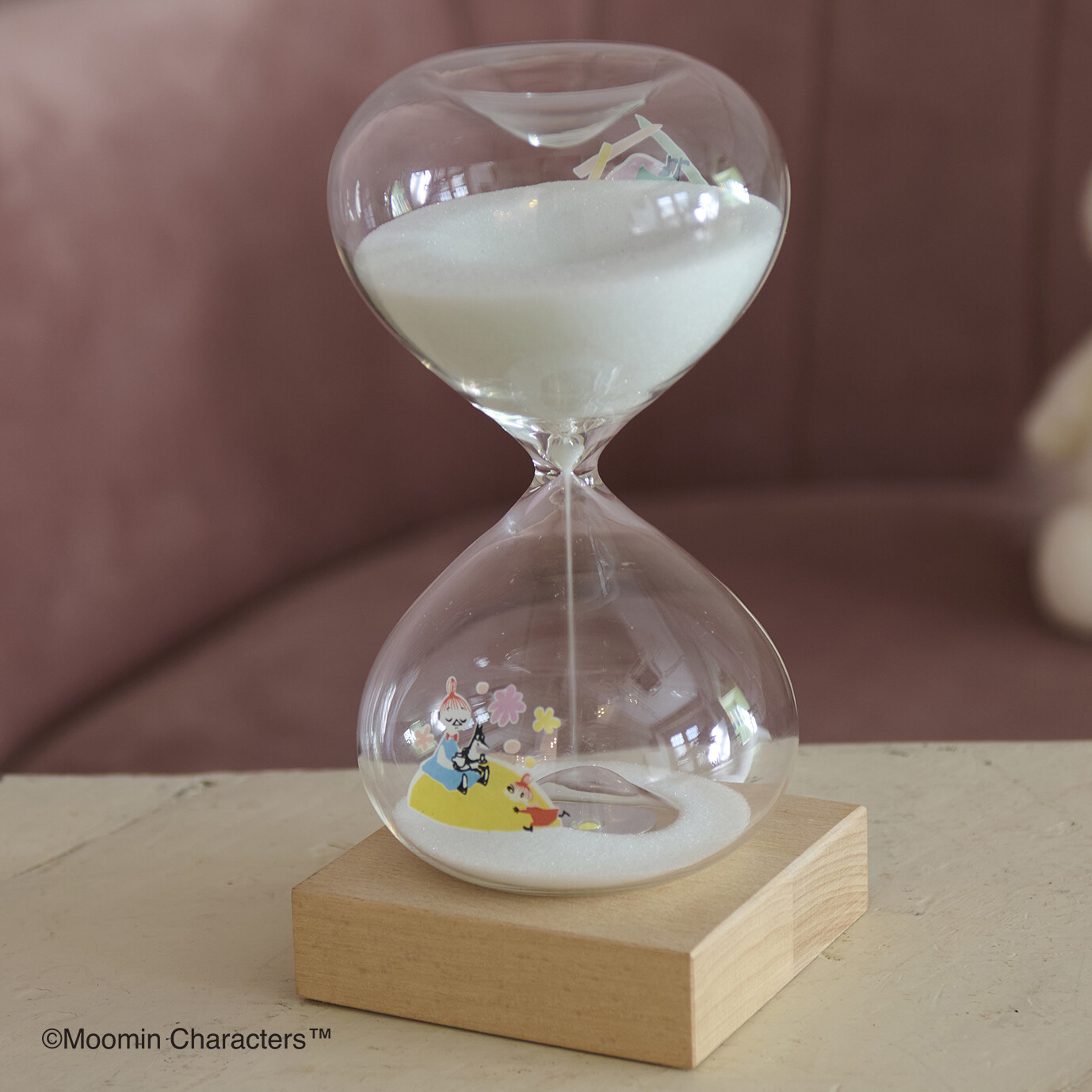 ムーミン 砂時計 15分計 152-333242W LEDライト付