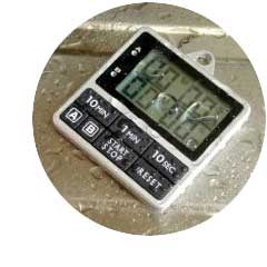 タイマー 2台セット ドリテック 防滴タイマー 2つカウント ダブルタイマー T-177 ホワイト