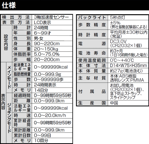 EZ-063の仕様