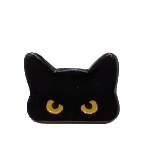猫のピンバッジ ピンズ 黒猫 エナメルピン ブローチ アクセサリー