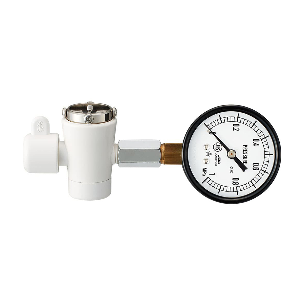 SANEI 水圧計セット SANEI R93S 上水道用 アダプター付き JIS規格