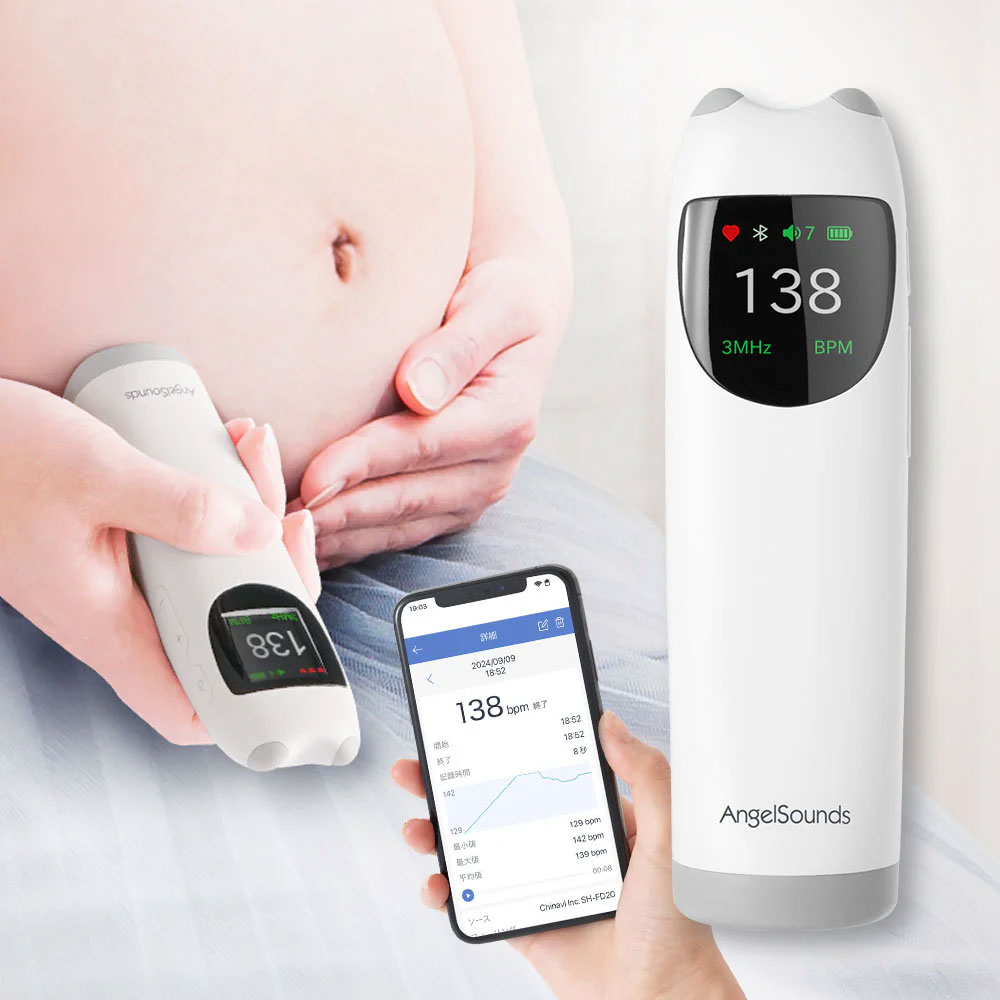 心音計 エンジェルサウンズ SH-FD20 スマホ アプリ 胎児 超音波 妊婦 妊娠 ギフト プレゼント
