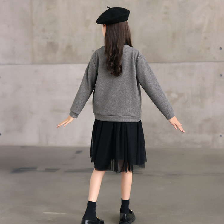 SALE／79%OFF】 ワンピース フォーマル 襟付き キッズ 子供服 女の子 長袖 正装 礼服 2点セットアップ Aライン ピアノの発表会 卒業式  小学校 入学式 法事 喪服 www.hotelpr.co.uk