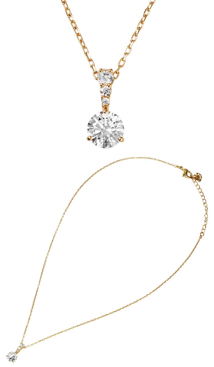 スワロフスキー『飛行機/ゴールド』箱付き SWAROVSKI SWAROVSKI スワロフスキー 5511557（13）Solitaire ネックレス
